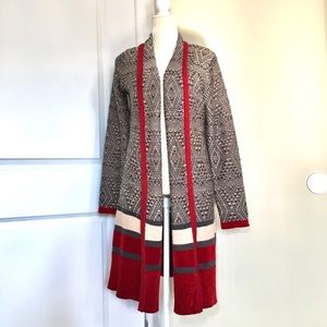 EUC Tribekka long open cardigan M